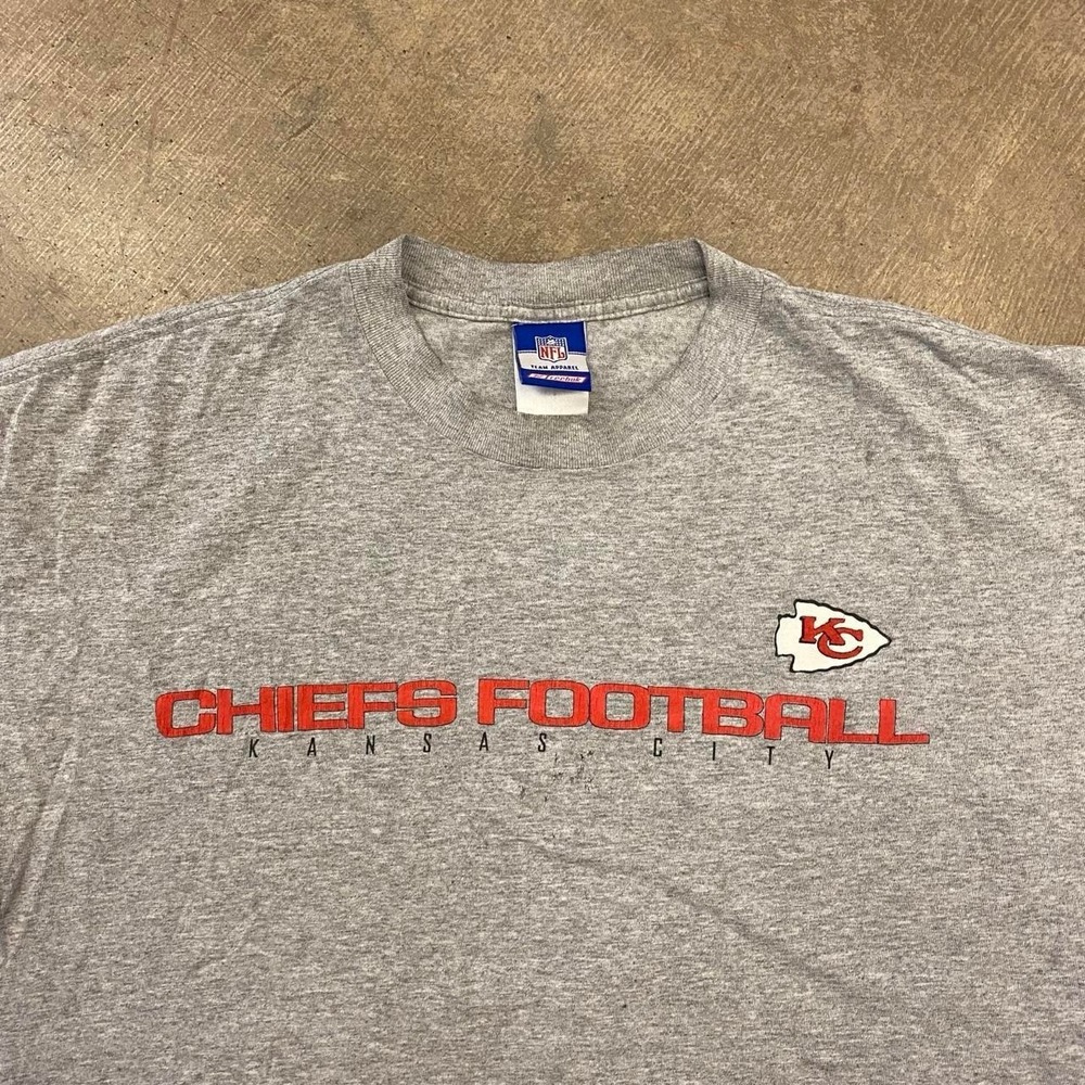 Vintage Kansas City Chiefs NFL Reebok Football Y2K T-Shirt Size Large